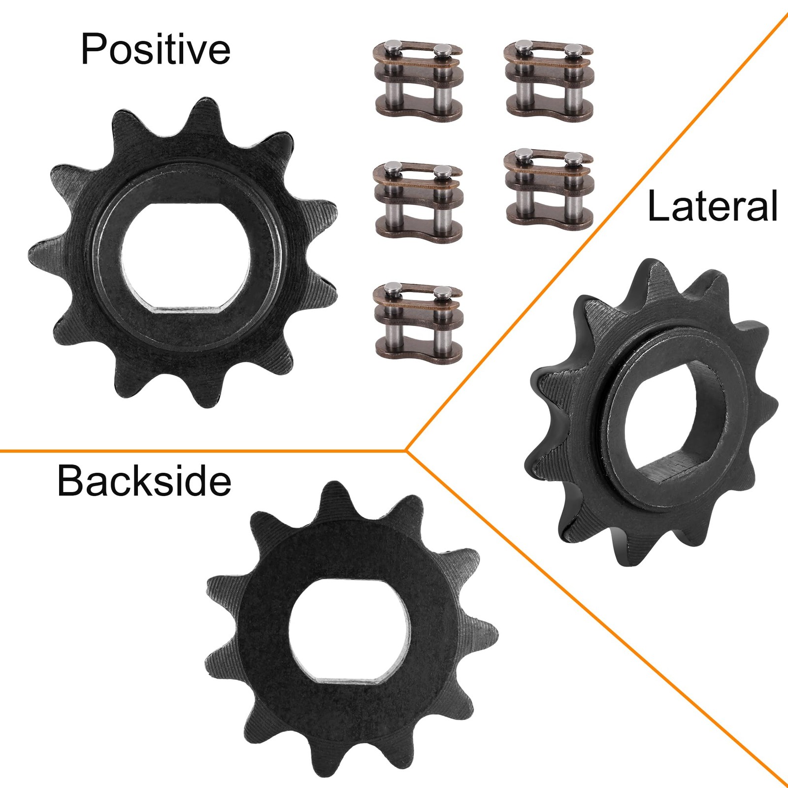 11T Teeth 25H Chain Motor Sprocket