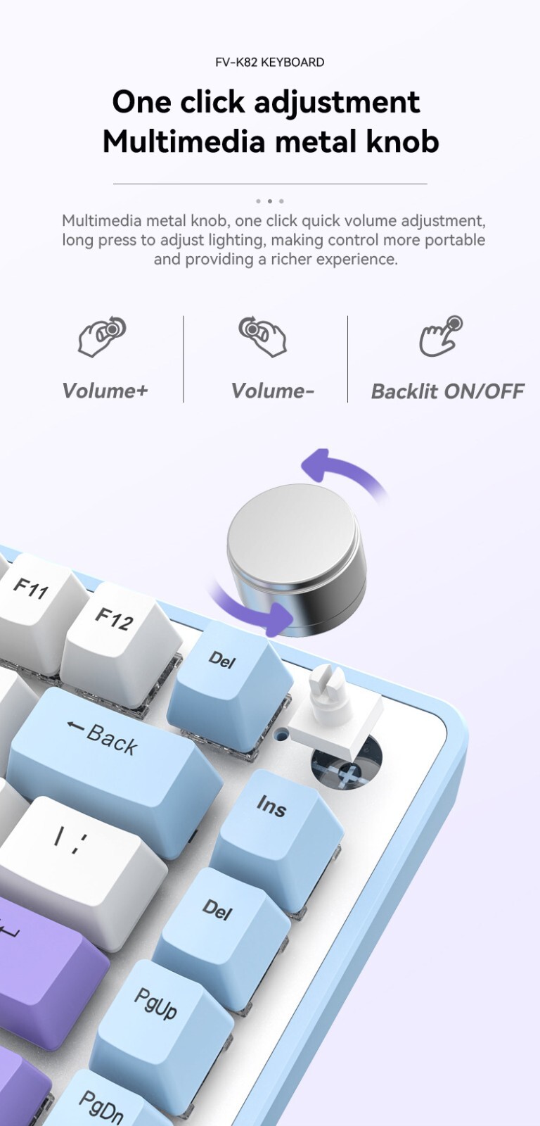Forev FvQ305S Gaming keyboard Complete
