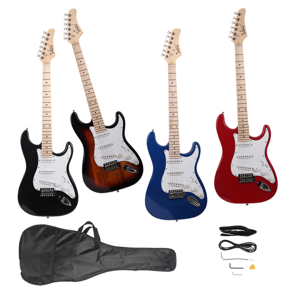 New Glarry 6 Strings Right Handed Basswood Electric Guitar with Bag