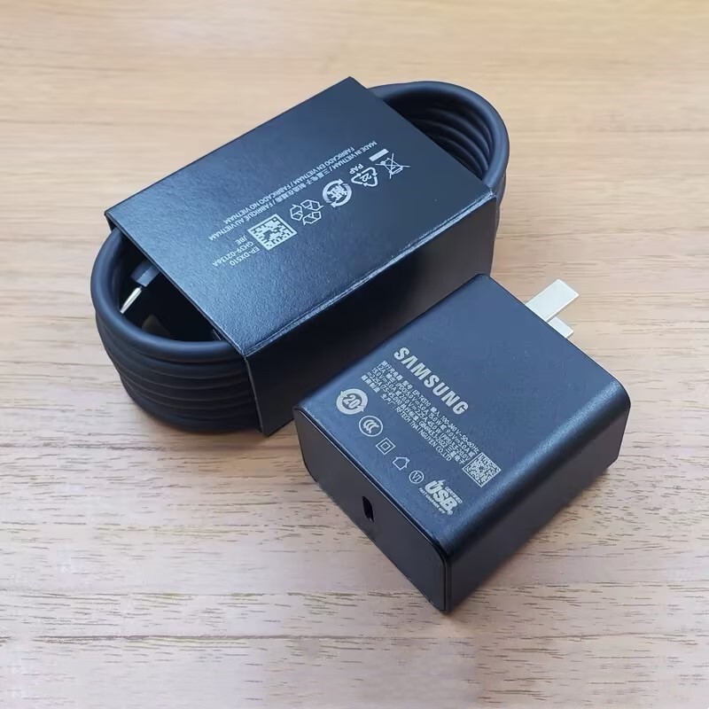 New Samsung Galaxy 45 Watts USB-C Super Fast Charging Wall Charger + 3ft Cable
