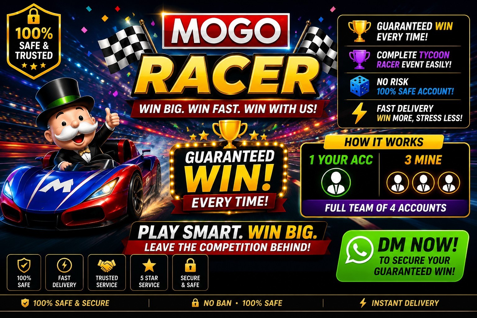 MOGO PIG DERBY RACERS