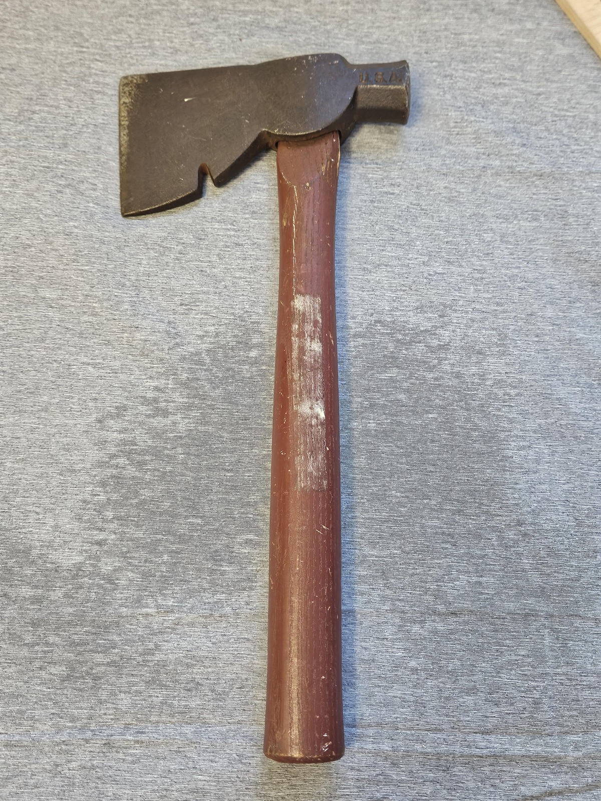 USA Made Roofing Shingling Hatchet Hammer Poll Nail Puller Wood Handle Tool