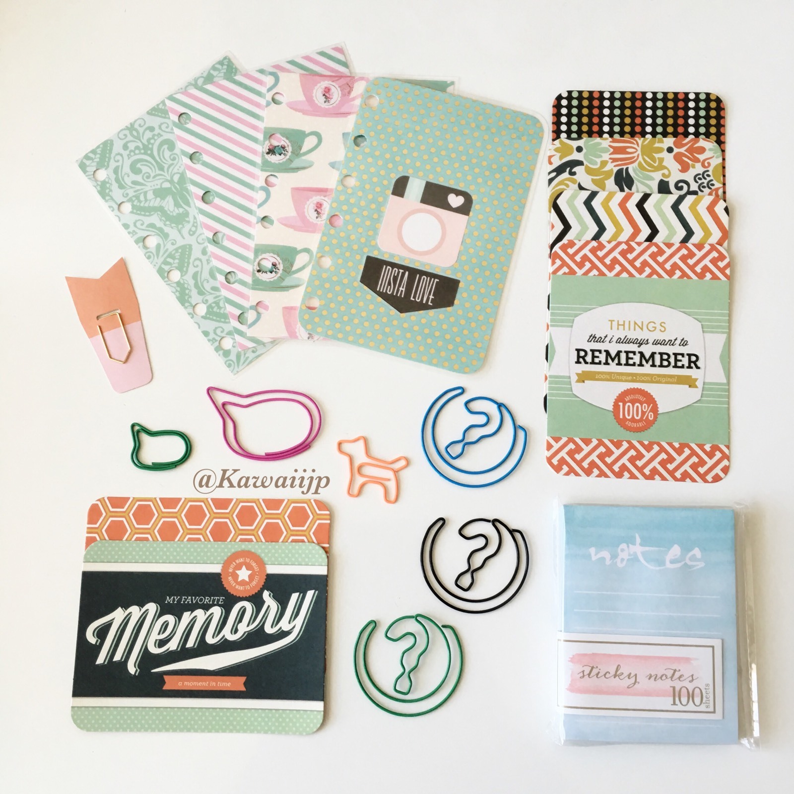 18 Pcs Planner Starter Set Pocket Size Dashboards Fit Filofax, Kikkik, LV Pm