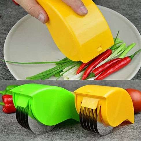Quick Prep Chef's Cutter And Mincer Lime Green