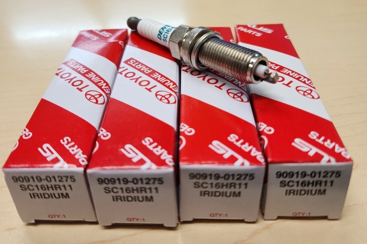 4PCS Genuine OEM 90919-01275 Toyota Lexus Iridium Spark Plug For Prius Corolla