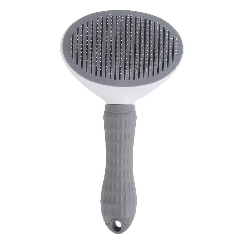 Pet Hair Removal Brush Dog Hair Comb Stainless Steel Automatic Hair Fading Cat C