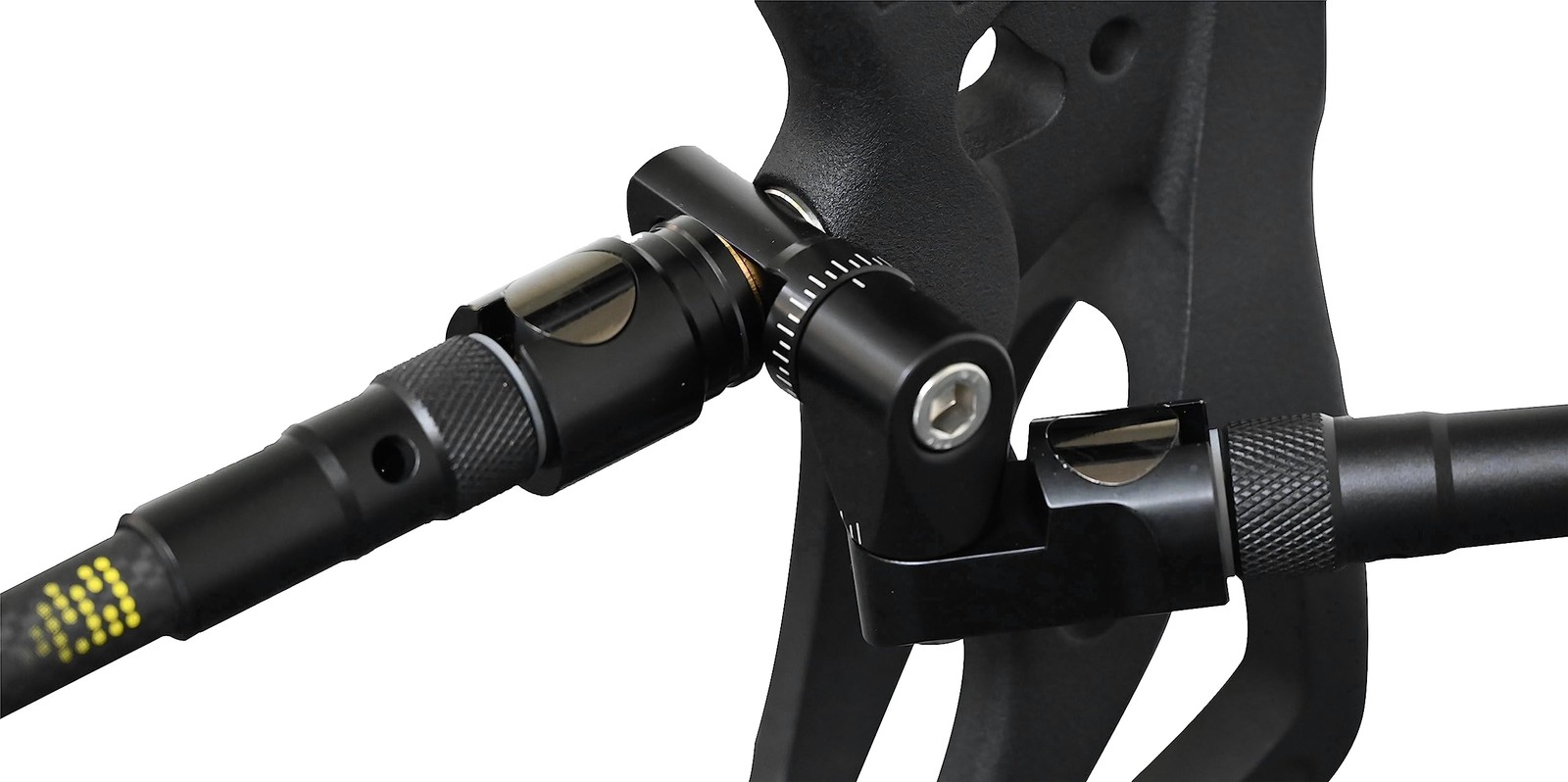 High-Performance Adjustable Single-Sided Bipolar V-bar Composite Bow stabiliz...