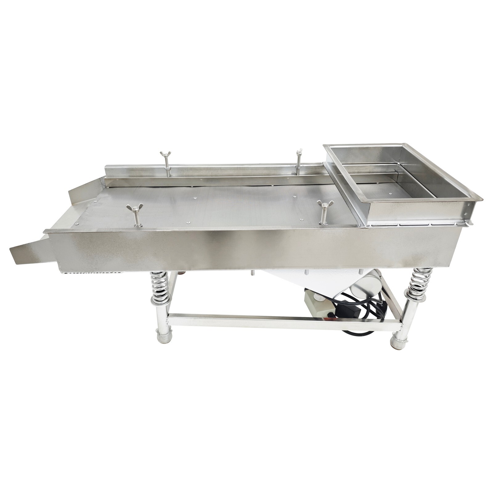 Stainless Straight Linear Screen Linear Vibrating Screen JG30-75 0.5mm Screen