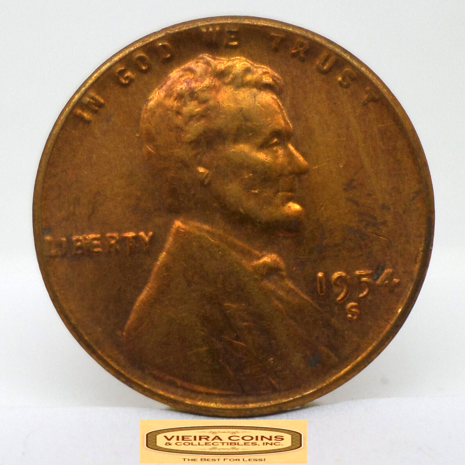 1954-S Lincoln Wheat Cent - #C46047NQ