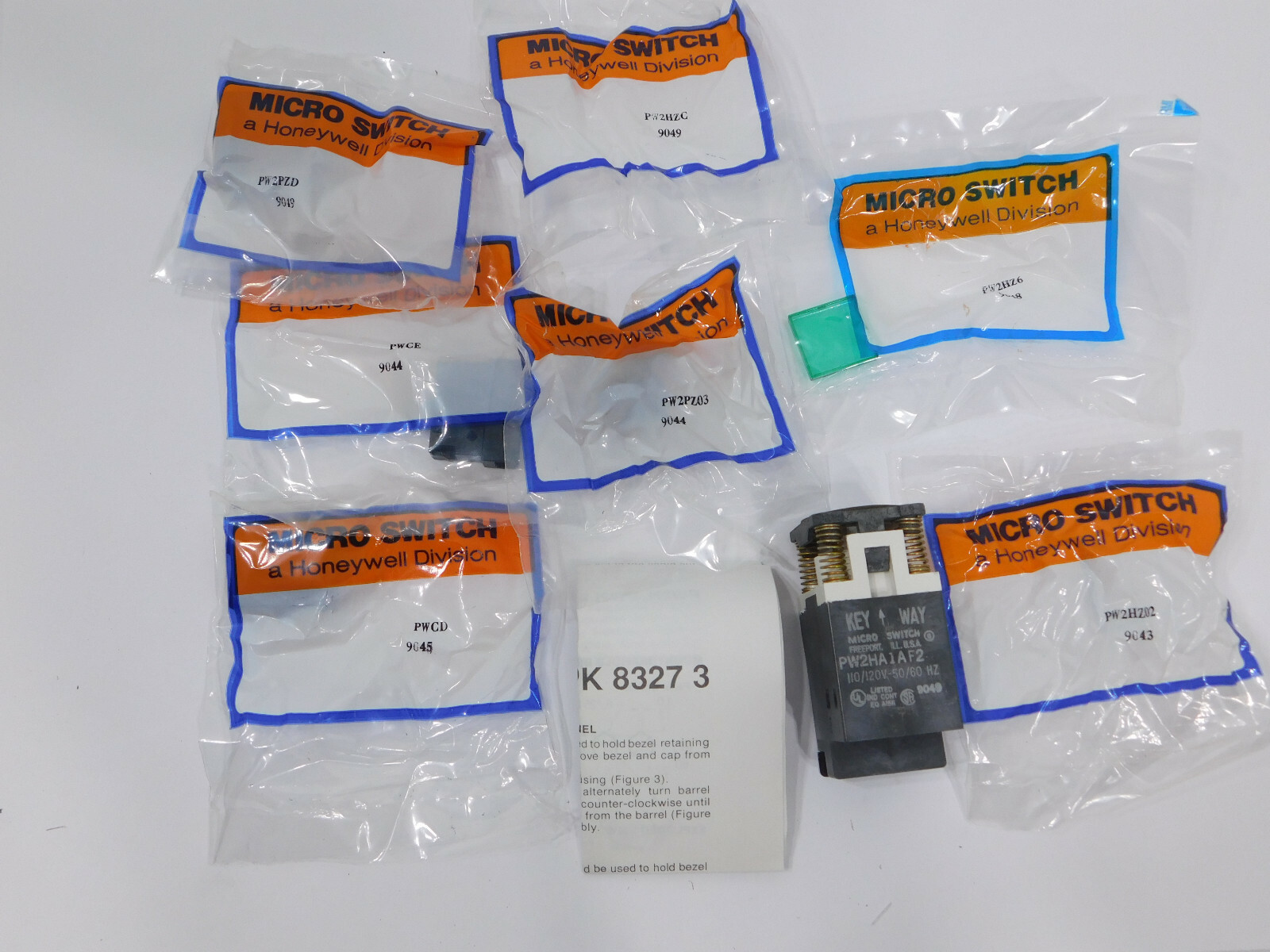 Honeywell Microswitch Kit IPW2HC6DF2DE Green Pilot Light PW2HA1AF2