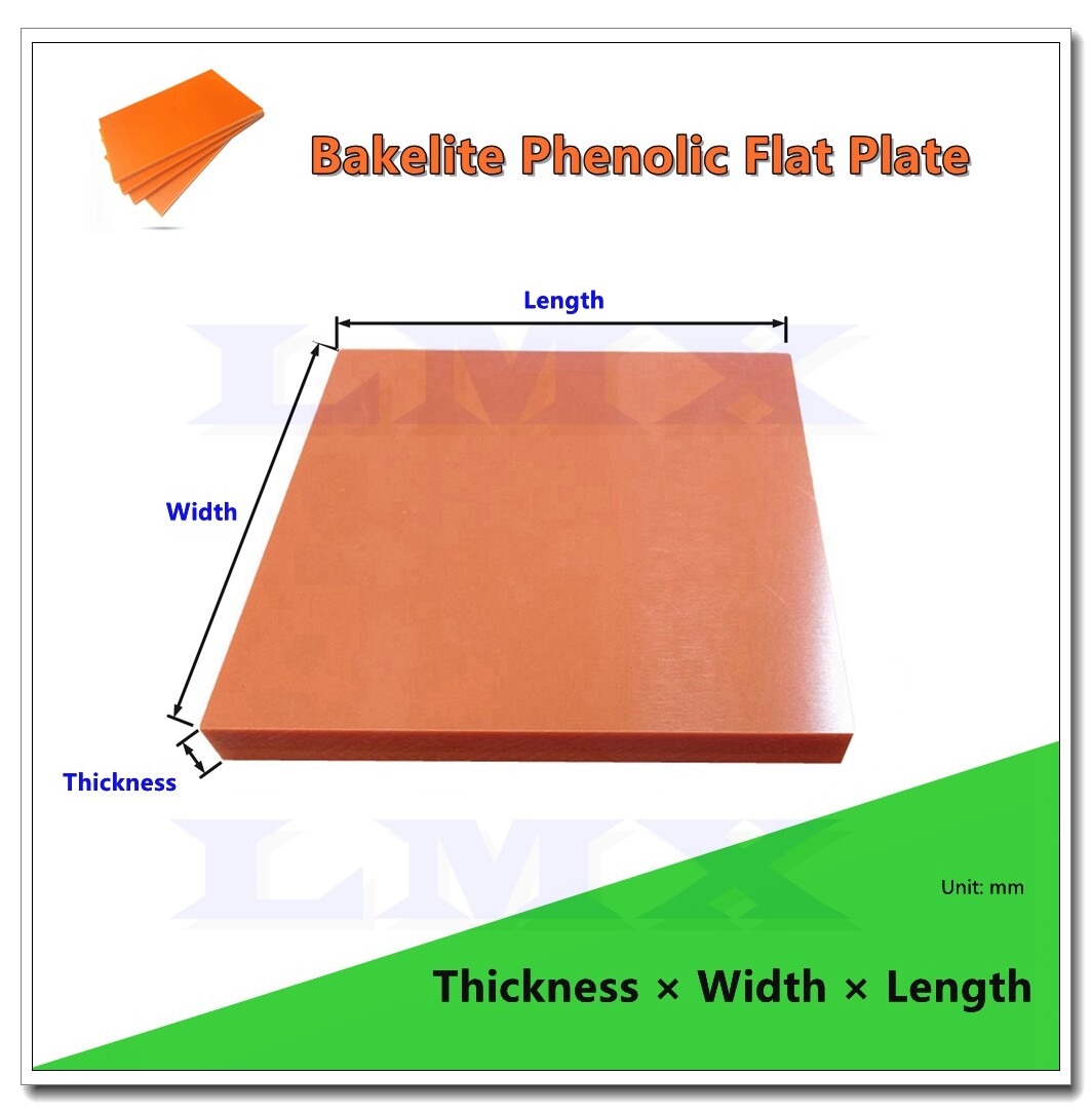 Bakelite Phenolic Flat Plate Sheet Orange electrical glue board Electric plank