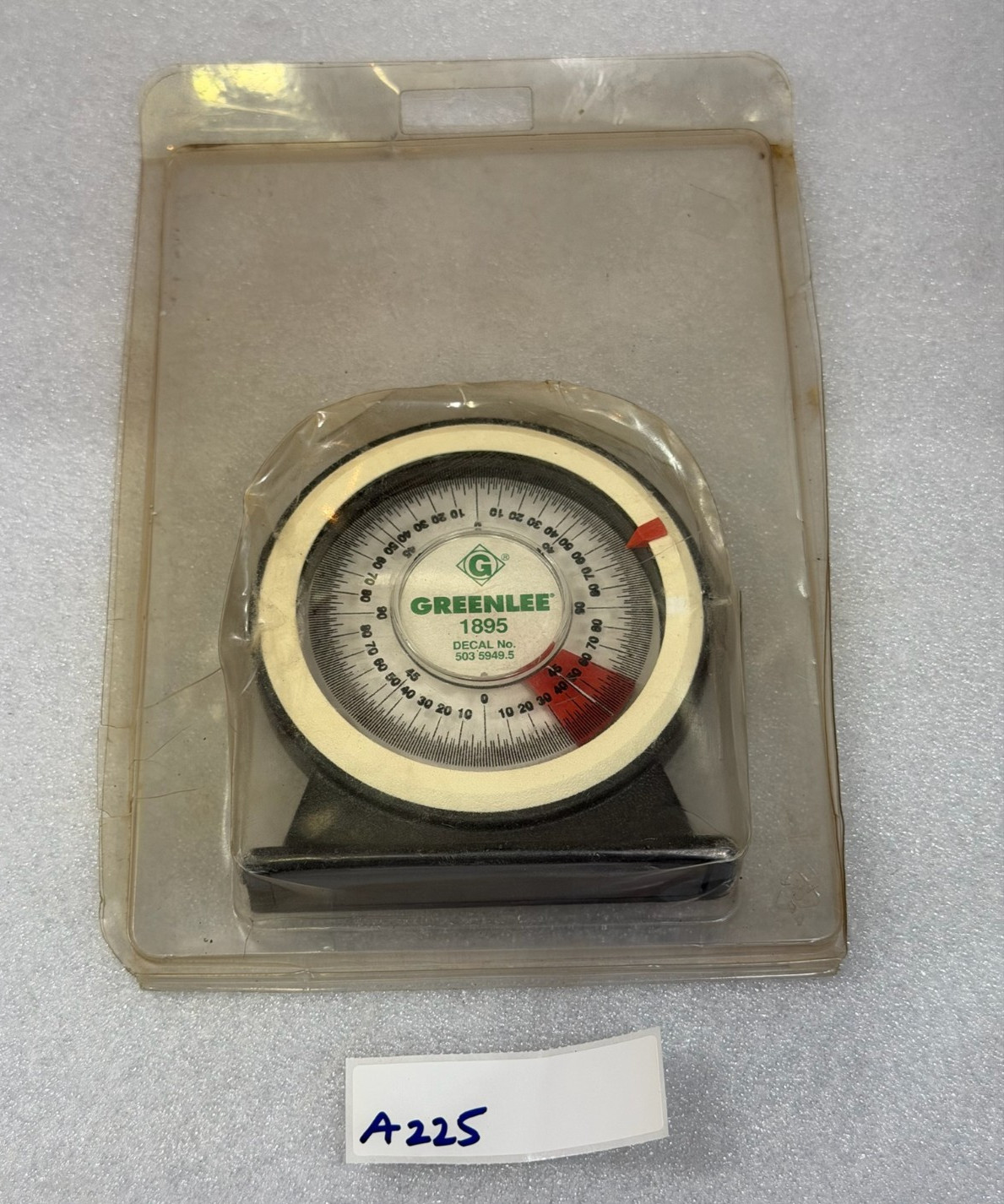 Greenlee 1895 High Accuracy Angle Protractor With Magnetic Base
