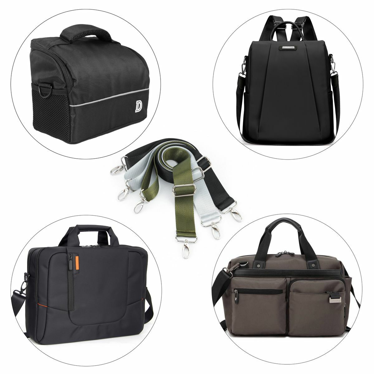 Bag Strap Nylon Shoulder Strap Adjustable Crossbody Shoulder Replacement USA