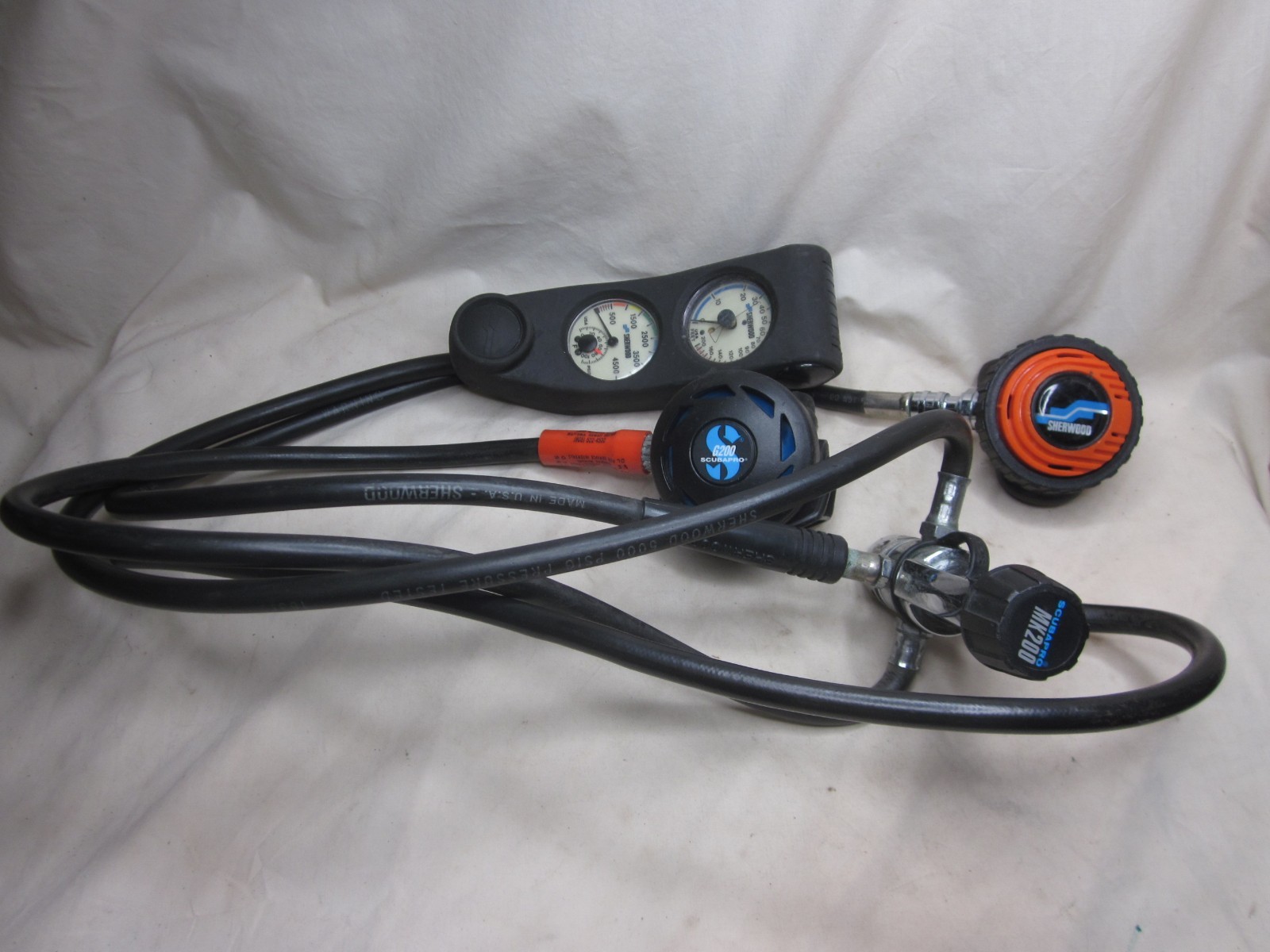 untested Scuba Diving Parts Scubapro MK200 G200 Sherwood regulator gauge