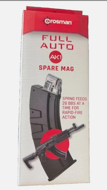 Crosman CAKFAM AK Full Auto 28 Round BB Magazine For CAK1 and CSAK1 - New