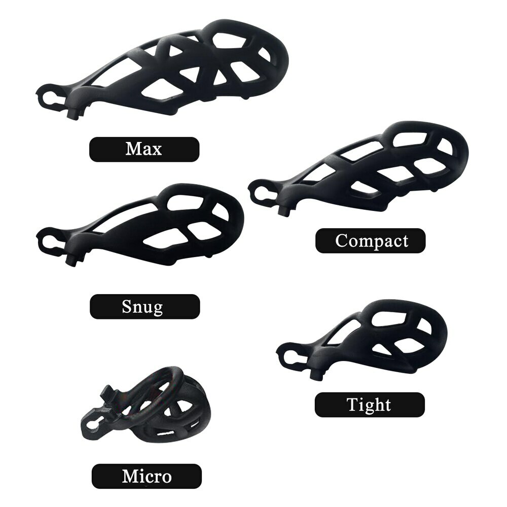 ABS Curved Cobra Male Chastity Device Cage Device Restraint