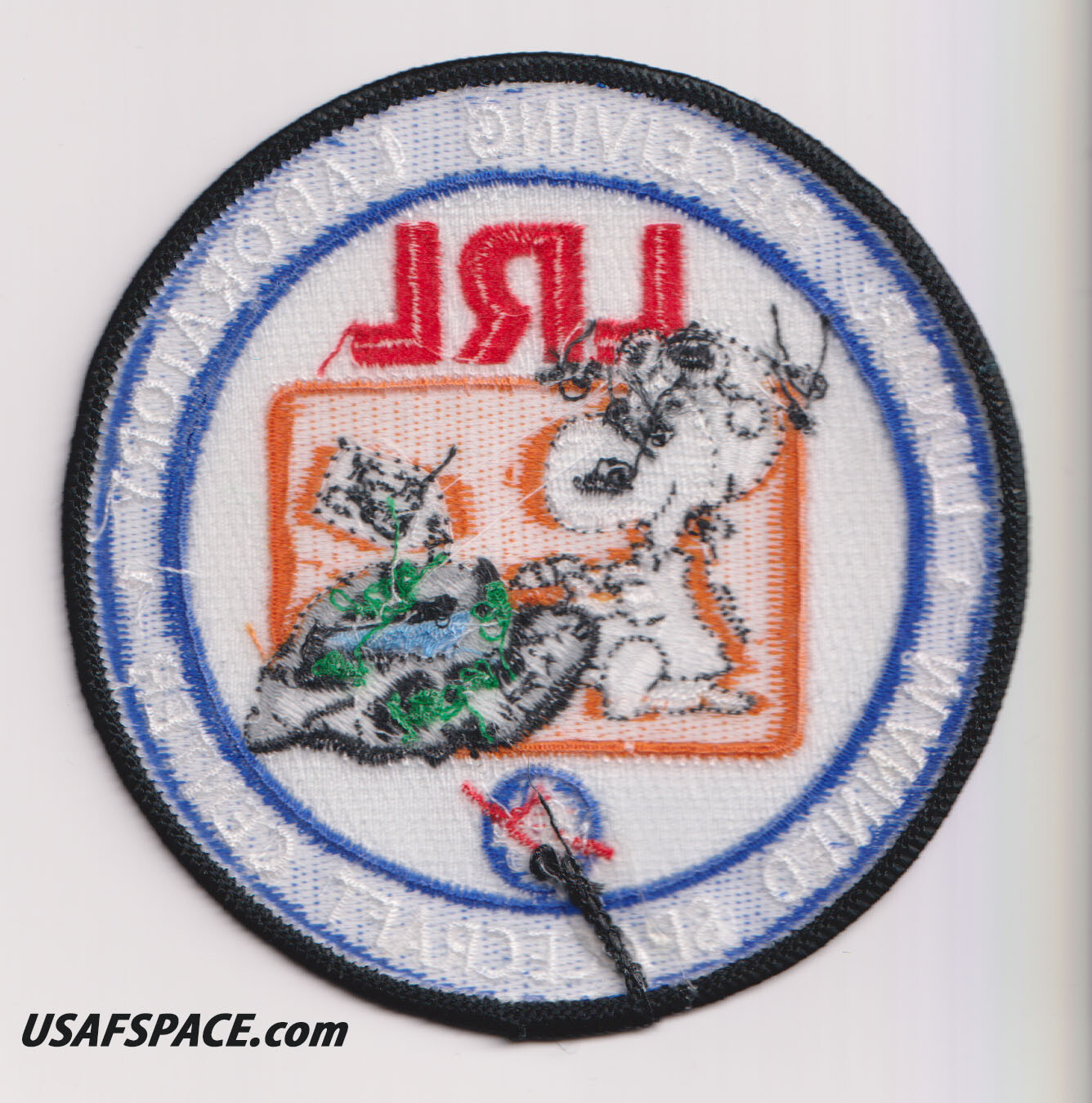 SNOOPY -LRL- LUNAR RECEIVING LABORATORY - NASA APOLLO 4" SPACE PATCH - MINT
