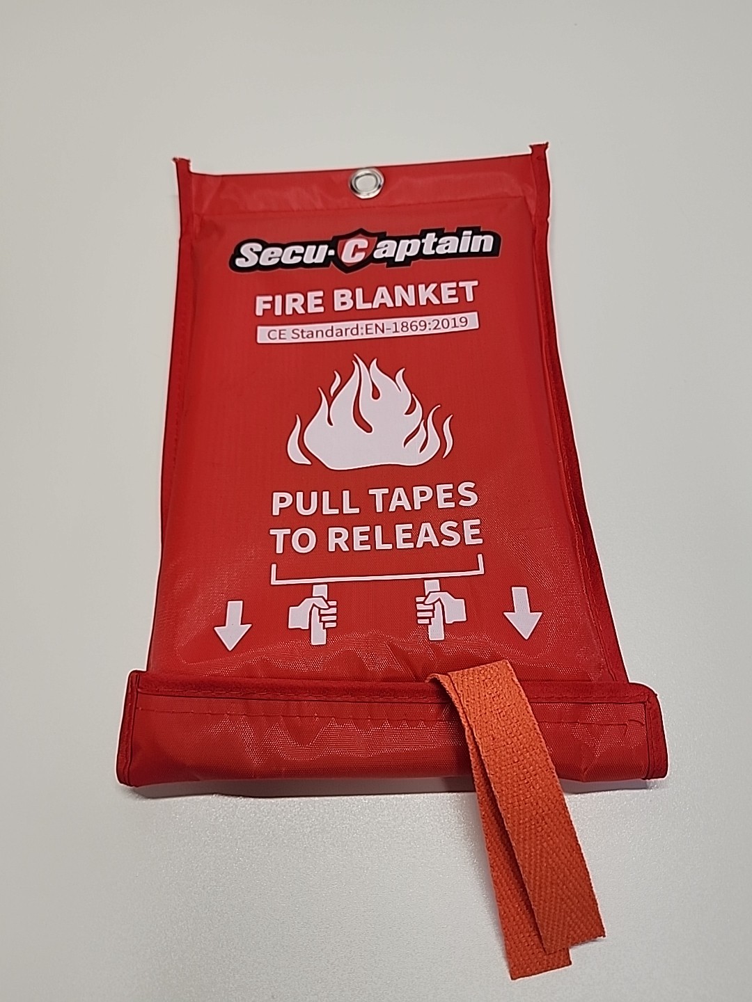 Secu-Captain Emergency Fire Blanket For Home And Kitchen - 40"x40"