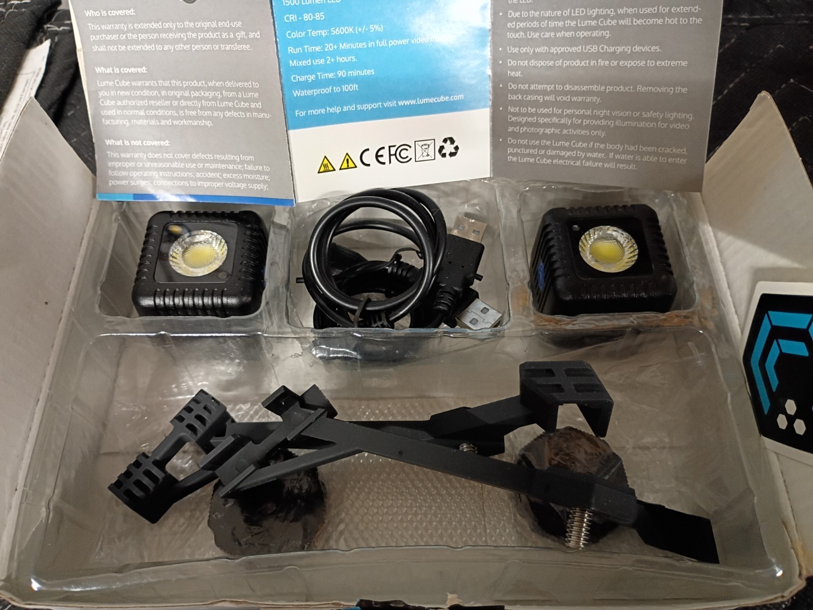 Lume Cube - Lighting Kit for DJI Mavic  - OPEN BOX LC-Mavic22