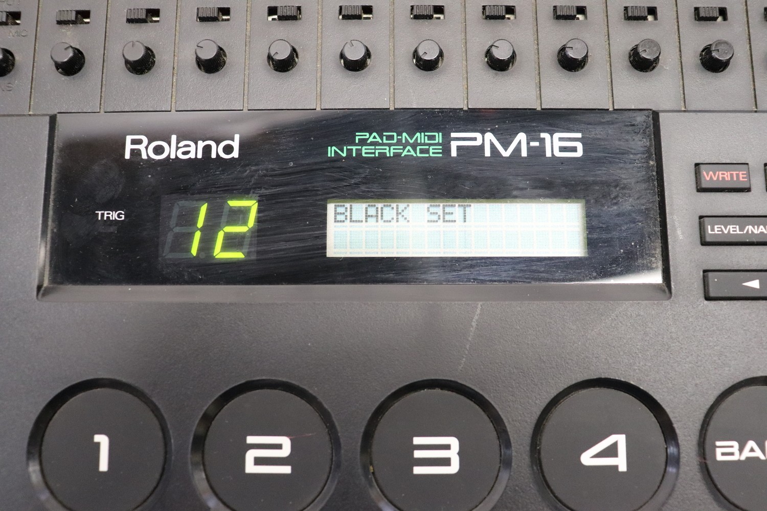 Roland PM-16 Pad MIDI Interface Drum Trigger Module AS-IS Parts Read No PSU