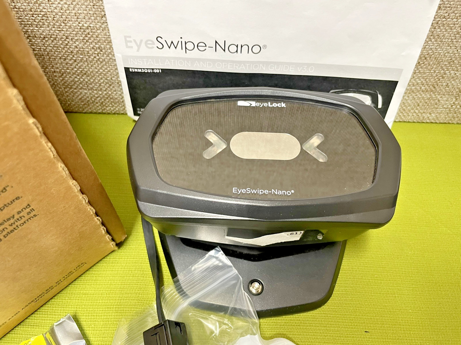 EYELOCK EyeSwipe-Nano Retina Eye Iris Biometeric ELK032313T30000016655