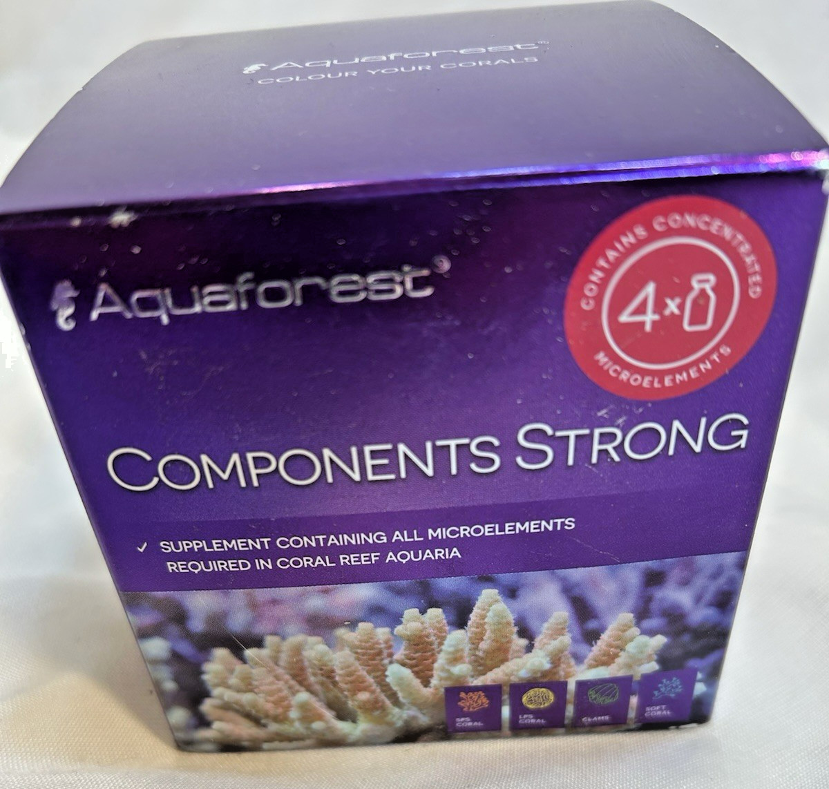 Components Strong ABCK  Aquaforest 4x75ml Coral reef Tanks