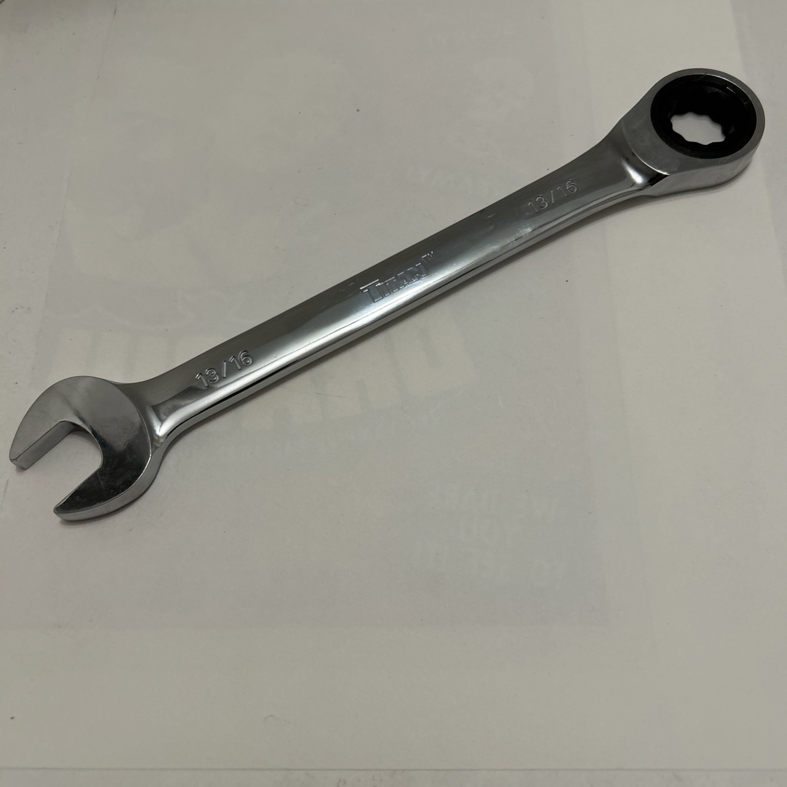 Titan 13/16” Ratcheting Combo Wrench, New, Free Shipping