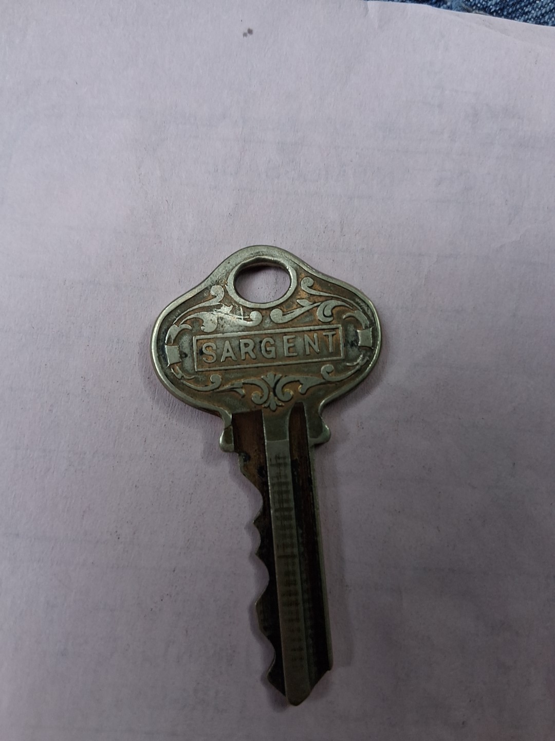 Sargent key By Code R86838 Free Shipping