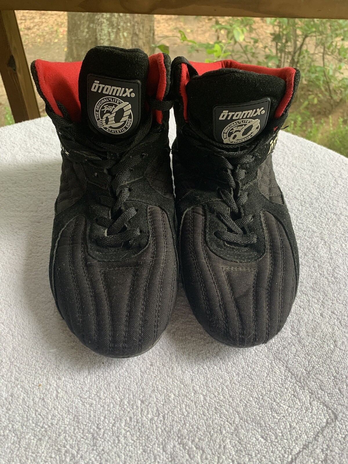 Otomix Shoes Mens 9.5 Womens 11 Stingray BLACK M3000 Bodybuilding Weightlifting