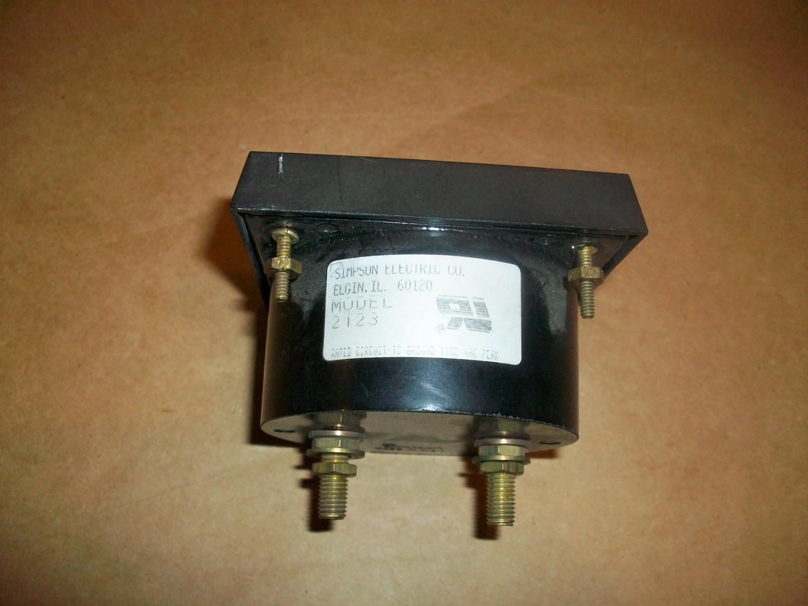 Simpson Electric Panel Gauge Meter Model 2123 0-25vdc NEW
