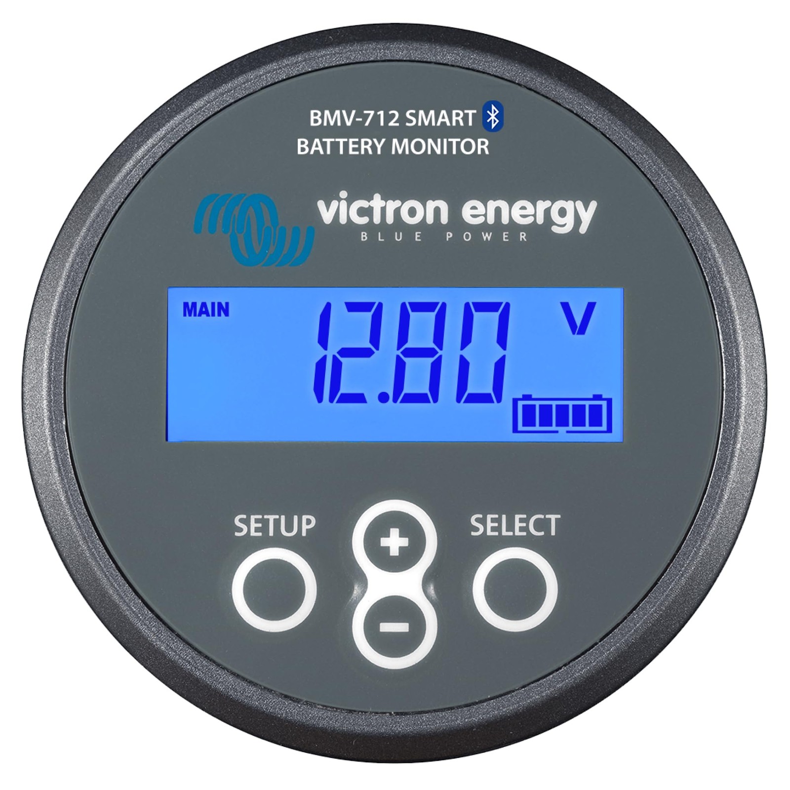 Victron Energy BMV-712 Smart Battery Monitor with Shunt - Pack of 1, Grey