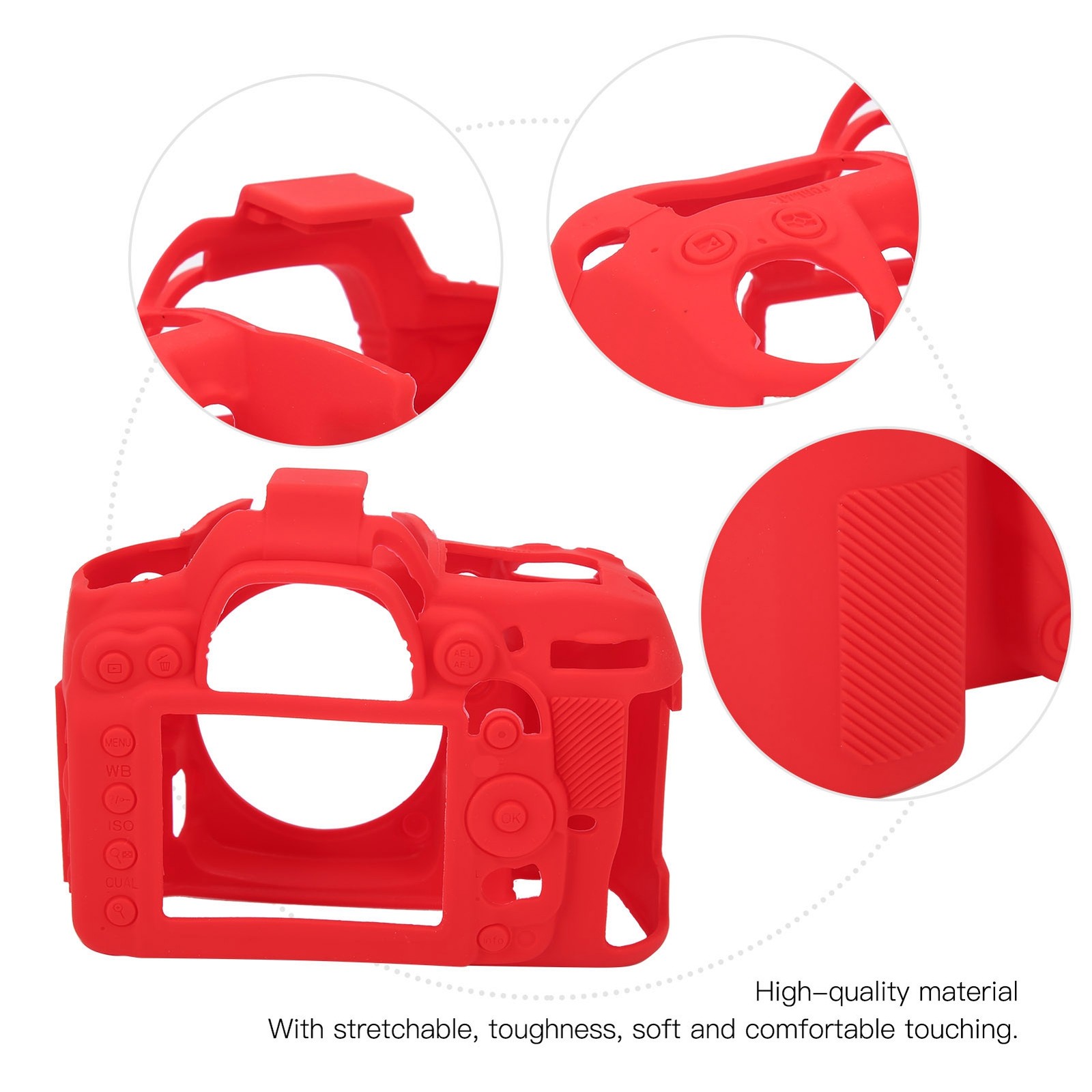 Camera Protective Shell Silicone Case Cover Fit For D7000 Camera