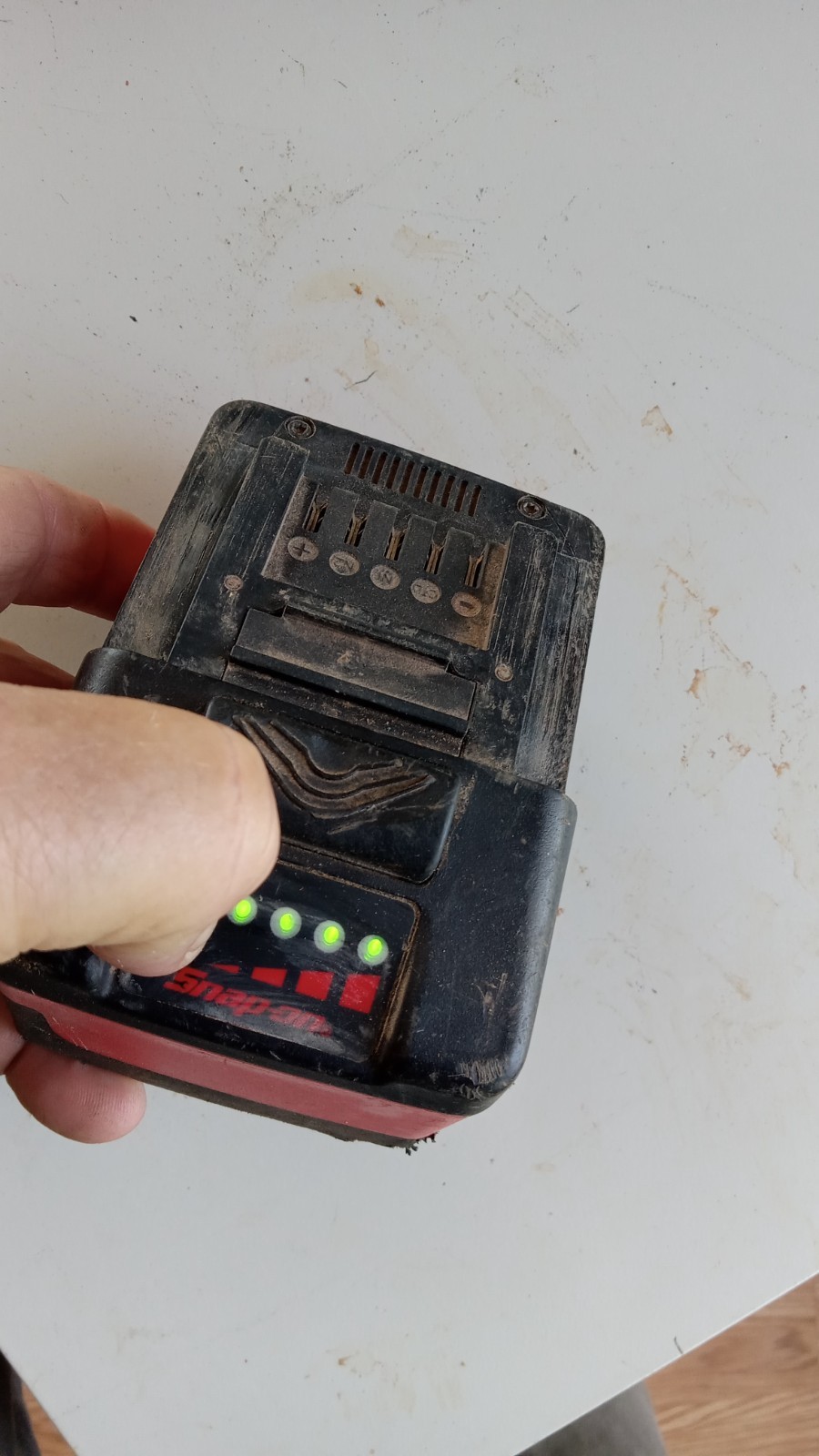 used snap on 18 volt cordless battery