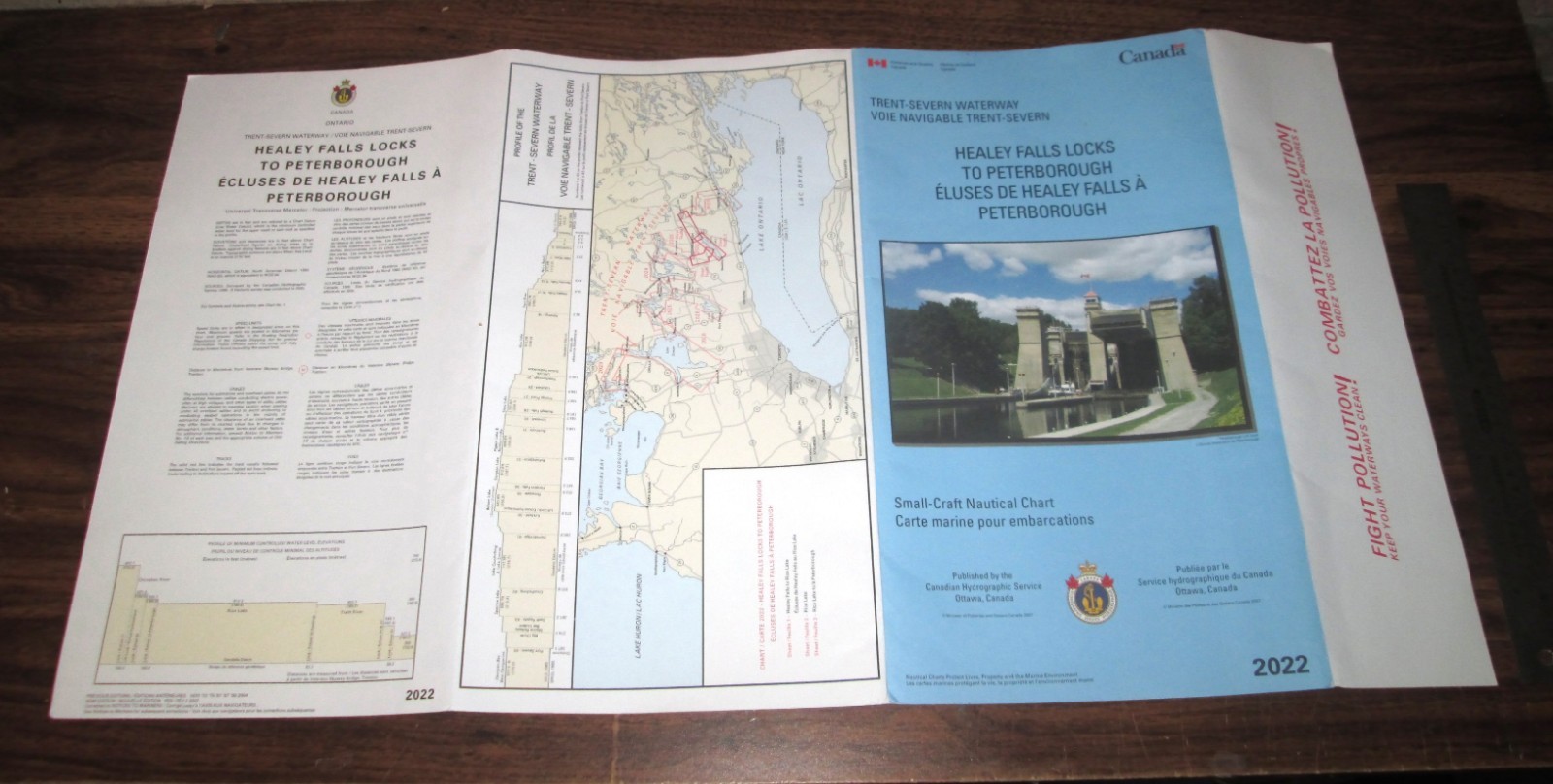 Healey Falls Locks to Peterborough Trent-Severn Waterway Nautical Charts