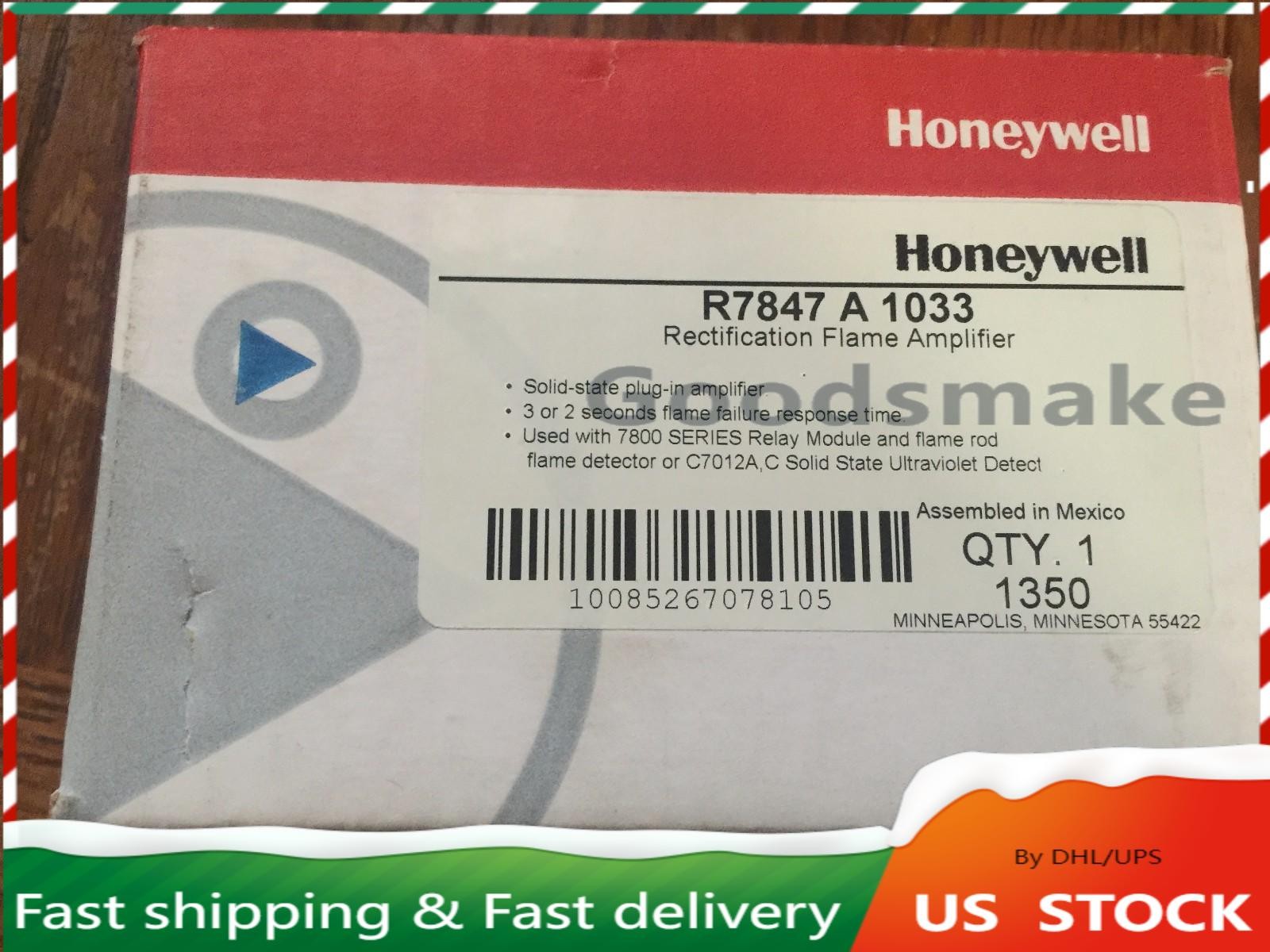 New Honeywell R7847 A 1033 Rectification Flame Amplifier R7847A1033 US Free TAX