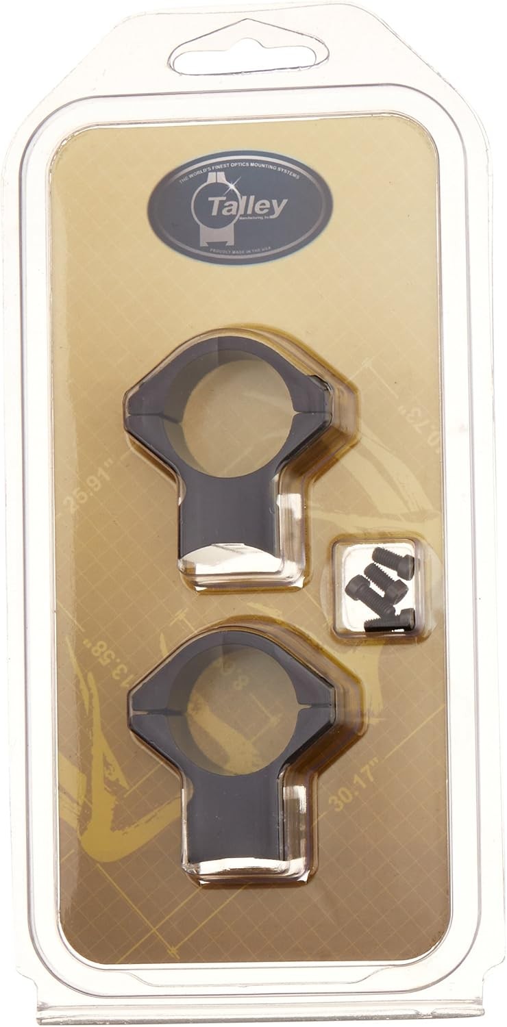 Talley 1" Scope Rings Black High Weatherby Vanguard - 950734