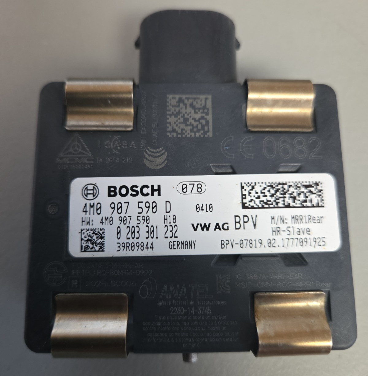 2018 2019 AUDI A4 A5 Q7 S5 RS5  REAR LEFT BLIND SPOT SENSOR CONTROL MODULE OEM