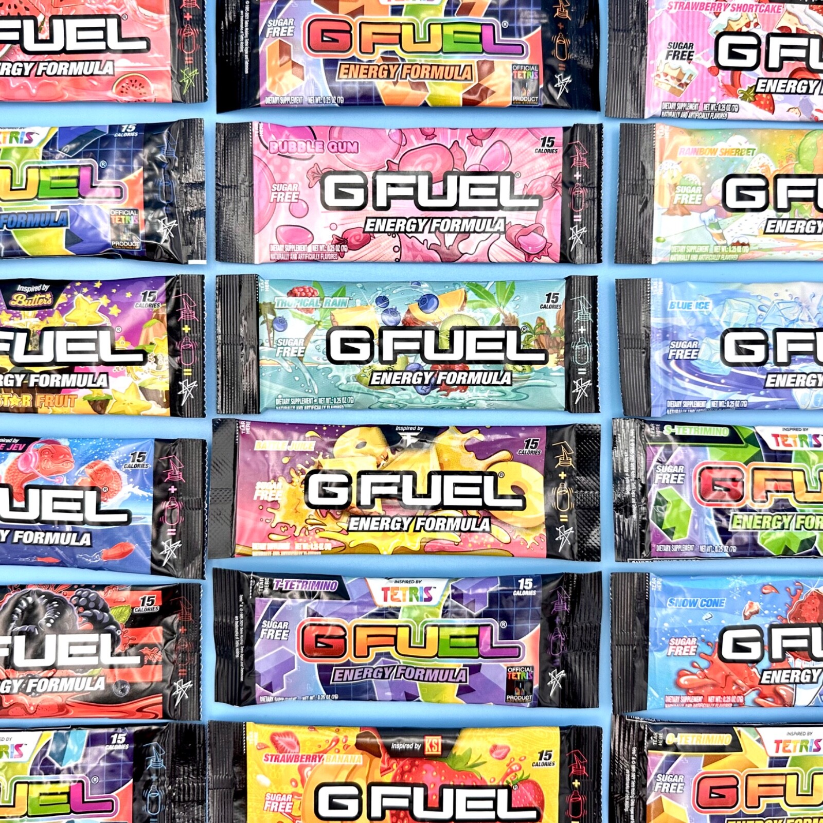 G Fuel Lot of 12 Single Serving Sample Packs Energy Formula *YOU PICK FLAVOR*