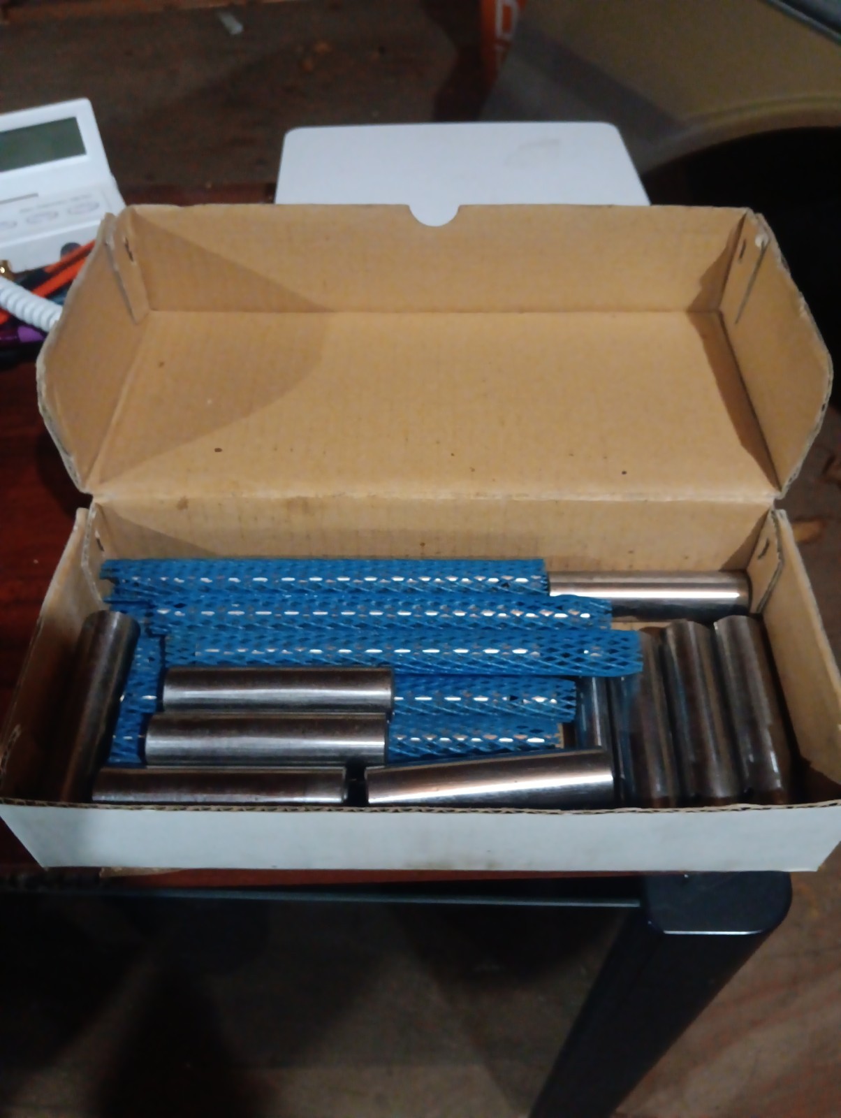 VTG Machines Blank Dowels Misc Box, As Is! Over 5LBS!!