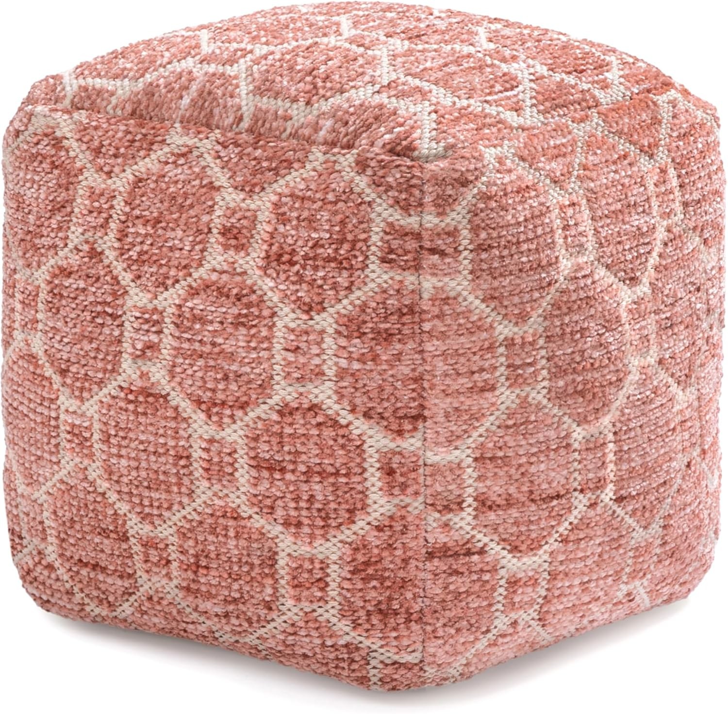100% Handmade & Handcrafted Comfortable Home Pouf Ottoman Footrest Organizer