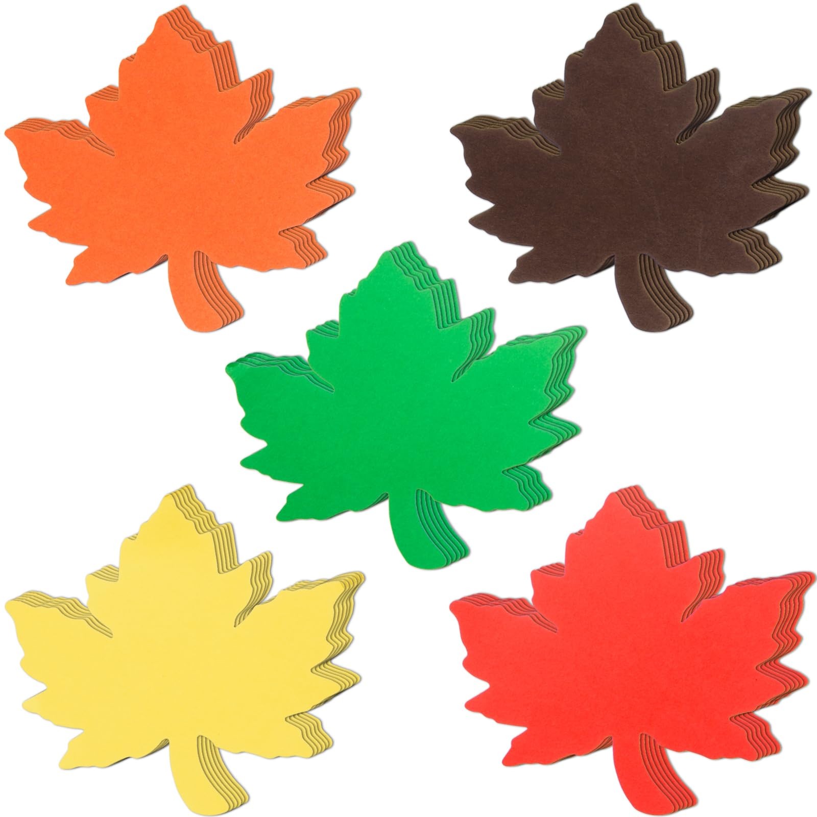 360 Pieces Maple Leaves Cutouts Fall Leaf Paper Cut Outs