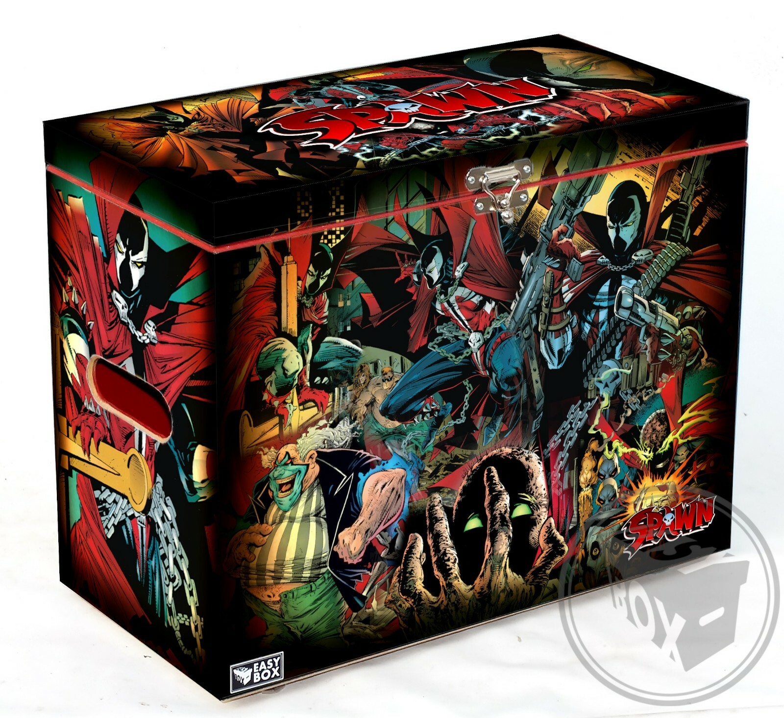 Spawn #2- Large Comic Book Hard Storage Box Chest MDF