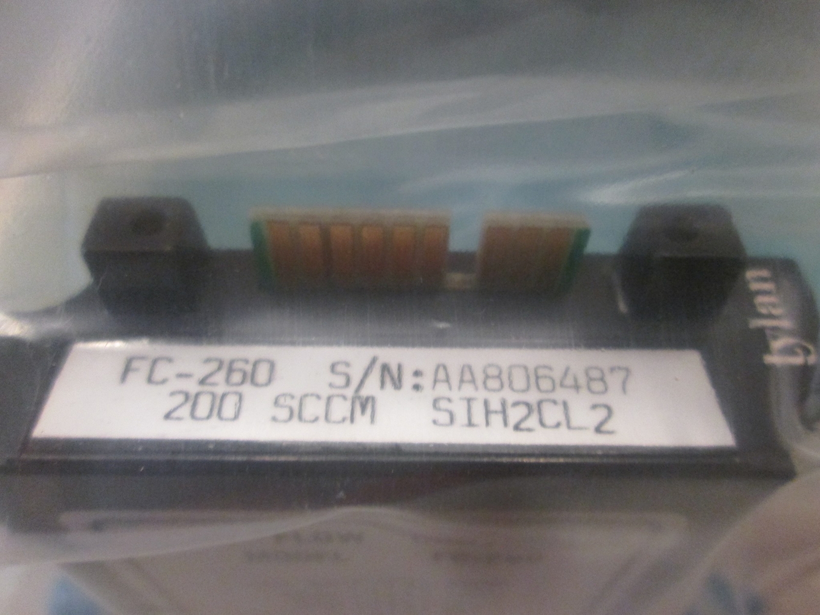 Tylan FC-260, Mass Flow Controller MFC, SIH2CL2, 200 SCCM,refurb
