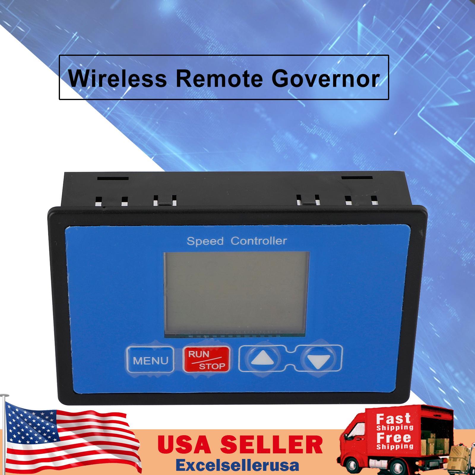 Digital LCD Smart PWM DC Motor Speed Controller Wireless Remote Control 30A UE