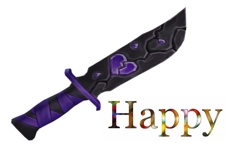 BROKEN KNIFE💜🖤FAST DELIVERY!!!💜🖤MM2 MURDER MYSTERY 2💜🖤R0BL0X LEGENDARY