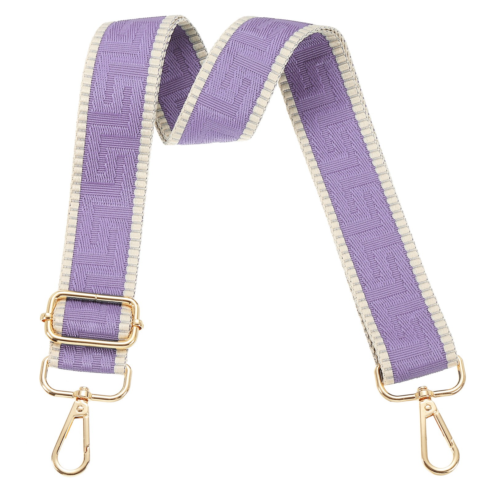 Purse Strap Adjustable Crossbody Bag Straps Wide Shoulder Straps Purple