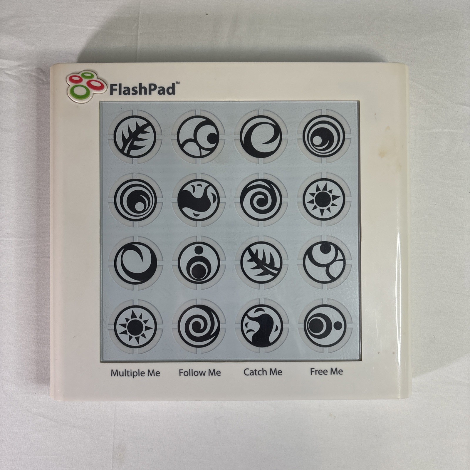 FlashPad Electronic Light & Touch Game-Dekko Toys ~ 4 Game Modes. USED WORKS.