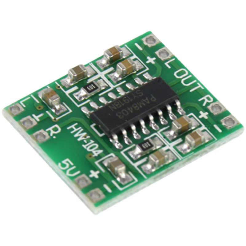 5PCS 2.5-5V 2X3W Mini Audio Class D amplifier board PAM8403 board