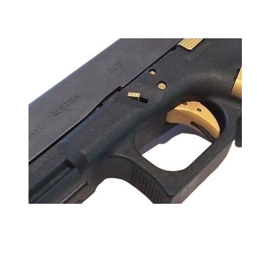 Polymer Curved Faced Trigger With Trigger Bar For Glock 17 19 26 Gen 1 2 3