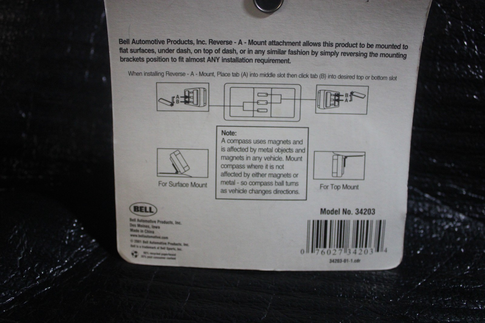 Bell: Compass and Thermometer with A mount (83)